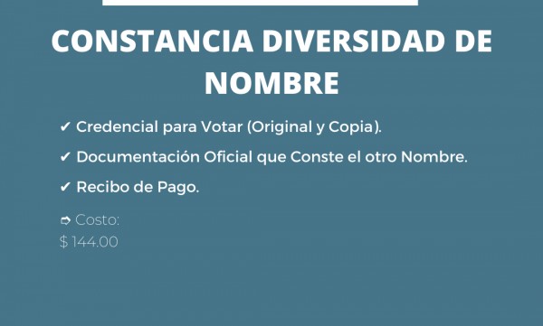 CONSTANCIA DIVERSIDAD DE NOMBRE_NOM