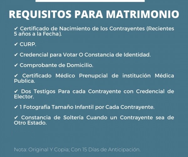 REQUISITOS PARA MATRIMONIO_IMAGEN