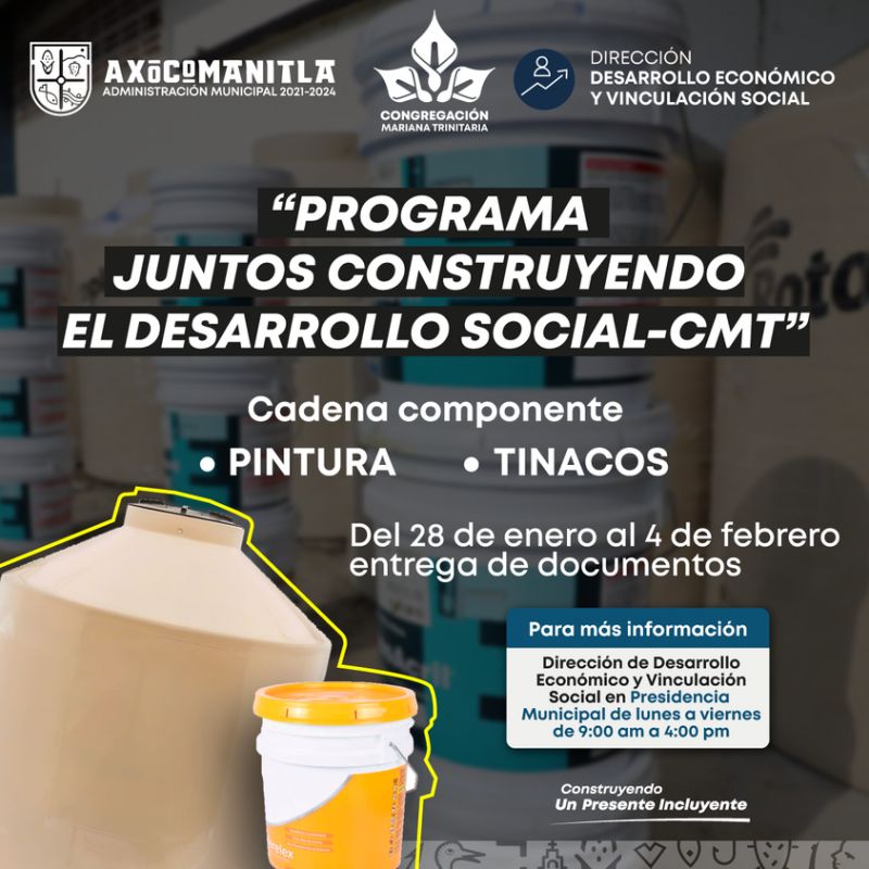 Programa "JUNTOS CONSTRUYENDO EL DESARROLLO SOCIAL-CTM"